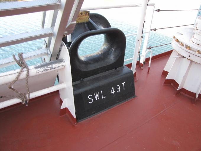 Marine Mooring Components Bulwark Deck Open Type Chock Marine Mooring