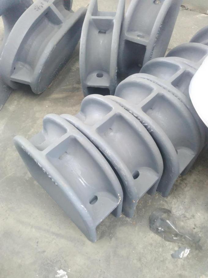 Bulwark Welded SWL 1109 KN Marine Chocks , Mooring Chock Customized Color