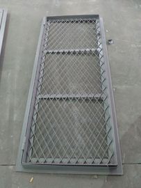 China Double Opening Square Angle Marine Wire Mesh Door 8 mm Thickness supplier