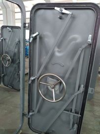 China Round Window Single Handle / Wheel Handle Ship Watertight Marine Doors supplier