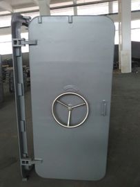 China A60 Marine Access Doors Fire Proof Single Leaf Wheel Handle Watertight Steel Doors supplier