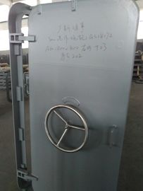 China Watertight Steel Marine Doors Wheel Handle Quick Opening 8mm Leaf Thickness supplier