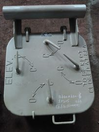 China Marine Steel Small Weathertight Marine Hatch Cover With 4 Dog Clips supplier