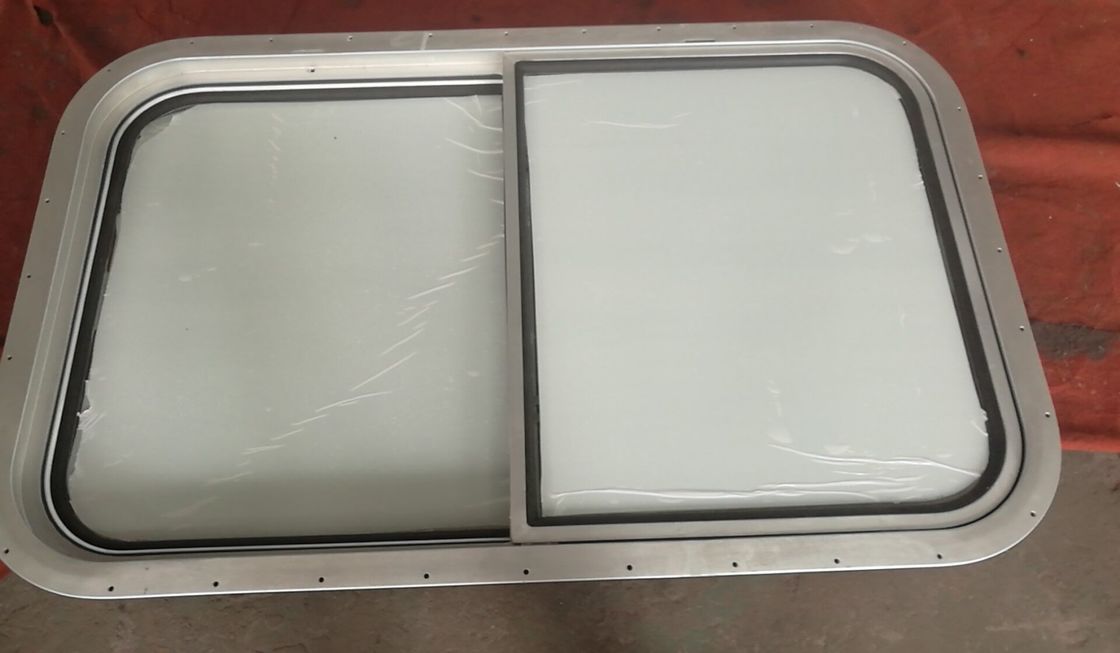 Aluminum Frame Marine Windows , Sliding Type Marine Ship Windows