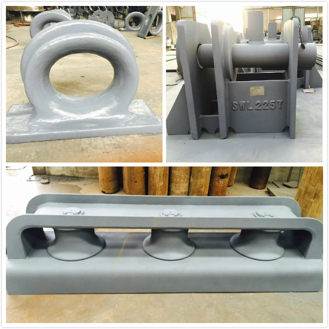 Marine Panama Chock Mooring Components , Closed Chock Marine Fairlead