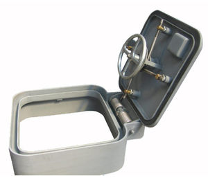 China Level Type Handle Internal Deck Use Aluminum Alloy Marine Hatch Cover supplier