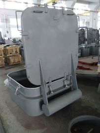 China Single Side Opening Weathertight Steel Marine Hatch Cover With Counter Weight supplier