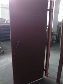 China Accommodation Boat Marine Doors Red Finish Paint 10mm Thickness High Hardness supplier