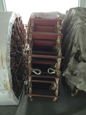 China SOLAS Certified Marine Boarding Ladder with Rubber Pad Steps and Custom Length Options supplier
