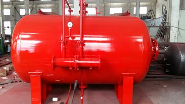 China Carbon Steel 10 Ton Foam Bladder Pressure Vessel Tank Horizontal Type supplier