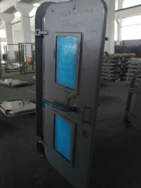 China Customize Marine Weathertight Doors  2 Windows Quick Opening &amp; Closing Weather Tight supplier