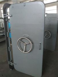 China A60 Marine Doors Fire Proof Single Leaf Wheel Handle Watertight Steel Doors supplier