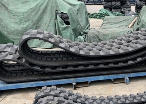 China Steel Natural Rubber Crawler Track Excavator Undercarriage Parts supplier