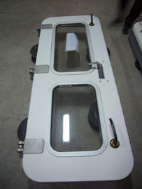 China Glass Fiber Reinforced Plastic Marine Weathertight Door GRP Marine Door supplier