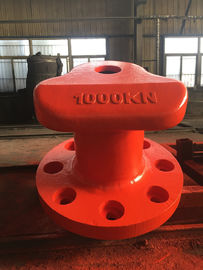 China OEM Mooring Components Carbon Steel 1000KN Working Load Marine Tee Head Bollard supplier