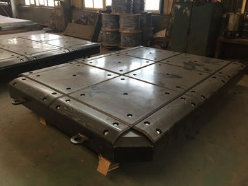 China Marine Rubber Fender Panel , Marine Bumpers Plate With UHMW PE Face Pads supplier