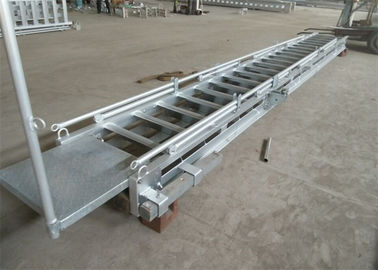China Aluminum Material Marine Boarding Ladder 12 - 58 Steps Marine Accommodation Ladder supplier