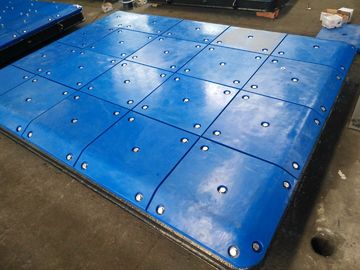 China Customized Impingement Sheet Marine Panels Bolted With UHMW - PE Face Pads supplier