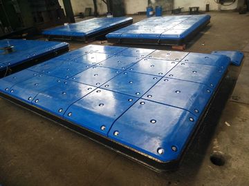 China Marine Fendering System Bumper Plate With PE Face Pads , Marine Panels supplier