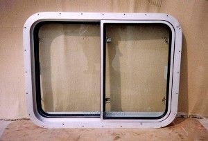 China Customized Bolted / Welded Rectanglar Marine Windows / Marine Ships Aluminum Alloy Window supplier