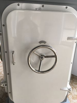 China Wheel Handle Quick Opening Weathertight Marine Doors，Piano Lacquer Weathertight Doors. supplier