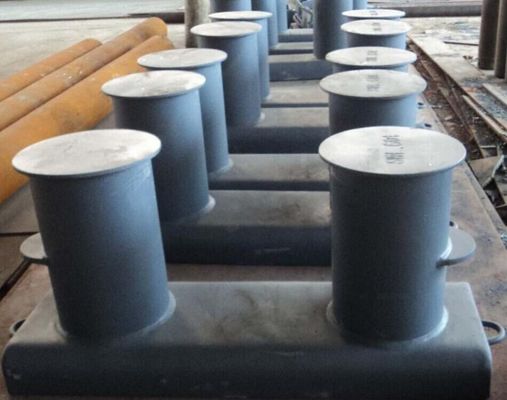 China Cast Iron Mooring Components 26mm Sheaves Mooring Bollards supplier