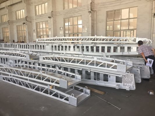 China Aluminum Accommodation Marine Boarding Ladder 58 Steps supplier