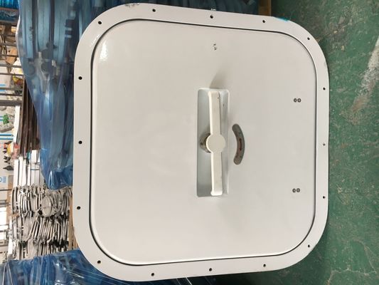China Aluminum Alloy Embedded Marine Hatch Cover With Circle Angle supplier