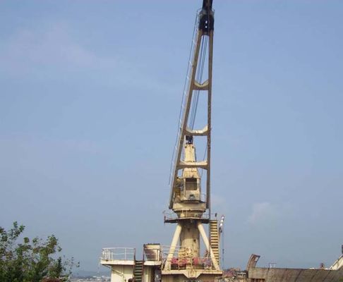 China Galvanized Marine Crane with Customizable Length and Third Party Inspection for Shipyard and Bulk Carrier Applications supplier
