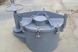 China Round Hatch Covers, Horizontally Opening Oil Tight Hatch Cover For Oil Tanker supplier