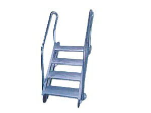 China Aluminium Alloy Marine Boarding Ladder Anti-Slip Feet Strong Anti-Rust Bulwark Ladder supplier