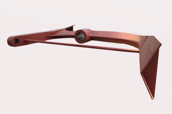 Normalizing 3 tons to 150 tons Low Carbon / Alloy Steel Rudder Horns