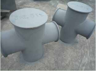High performance Customized Cast Iron Mooring Cleats Ballards Single / Double / Cross Dock Bollards supplier