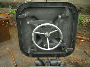 Grey Painting A60 Hatch Cover With Spring Hinge Escape Quick Action For Marine Ships supplier