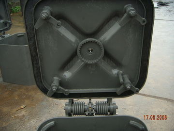 Grey Painting A60 Hatch Cover With Spring Hinge Escape Quick Action For Marine Ships supplier