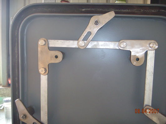 Marine Quick Acting Steel Weathertight Door With Wheel Handle For Ships supplier