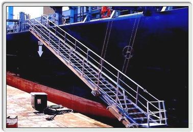 DNV BV ABS approve Marine Aluminum Accommodation Ladder For Ship supplier