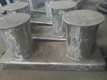 ISO 13795-2012 Stainless Steel Dock Bollards For Ships 5-500 Ton Mooring Bitts Bollards supplier