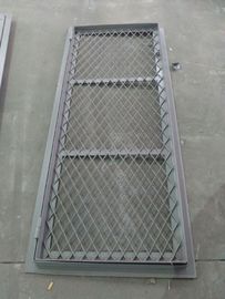 Single &amp; Double Opening Wire Mesh Fence Door 8 mm Thickness supplier