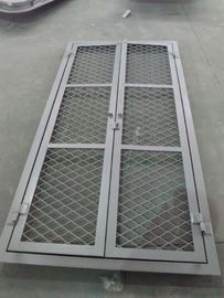 Single &amp; Double Opening Wire Mesh Fence Door 8 mm Thickness supplier