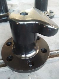 SWL 550KN Tee Head Mooring Bitts Ship Berthing Bollard supplier