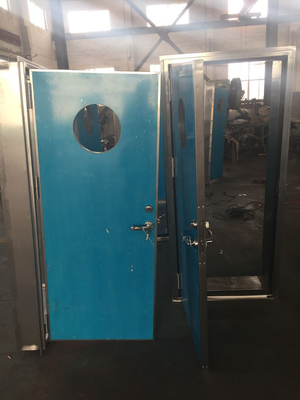 Customizable Marine Aluminium Hollow Door with Door Closer C2 Lock ISPS Device supplier