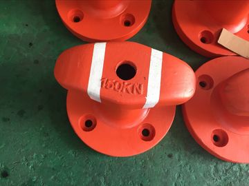 SWL 150KN Cast Steel Ship Bollards Marine Tee Head Bollards supplier