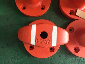 SWL 150KN Cast Steel Ship Bollards Marine Tee Head Bollards supplier