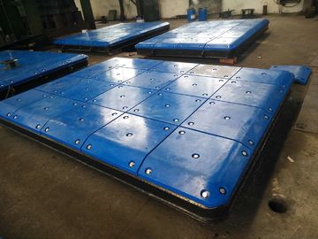 Marine Fendering System Bumper Plate With PE Face Pads , Marine Panels supplier