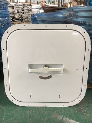 Embedded  Aluminium Marine Manhole Cover Type Hatch Cover square or oval-shaped supplier