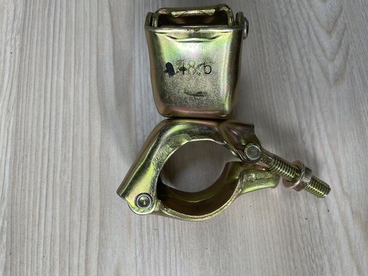48mm Diameter Cast Iron Corrosion Resistant Pipe Clamp Swivel Coupler for Scaffolding supplier