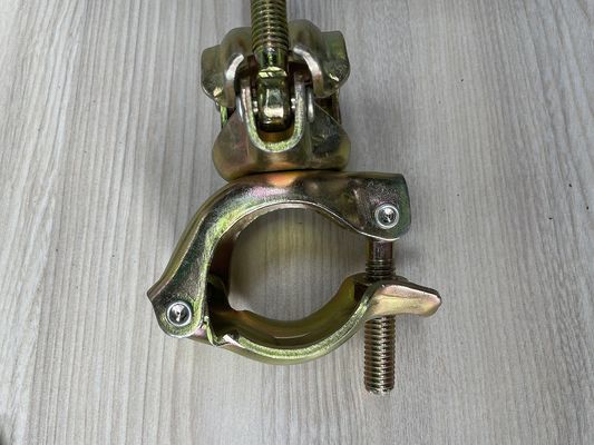 48mm Diameter Cast Iron Corrosion Resistant Pipe Clamp Swivel Coupler for Scaffolding supplier