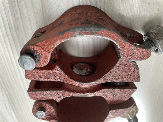 48mm Diameter Cast Iron Corrosion Resistant Pipe Clamp Swivel Coupler for Scaffolding supplier