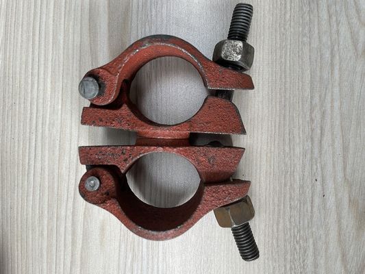 48mm Diameter Cast Iron Corrosion Resistant Pipe Clamp Swivel Coupler for Scaffolding supplier